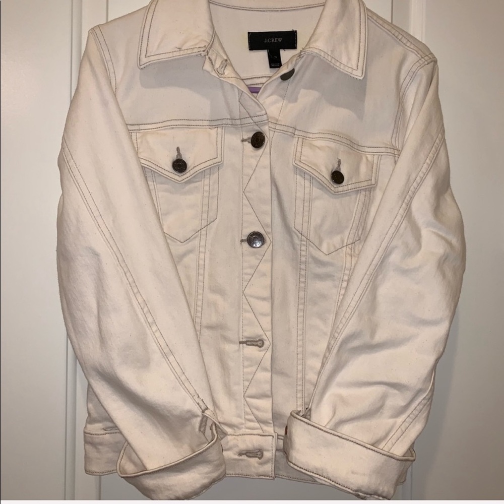J.Crew Neutral Denim Jacket